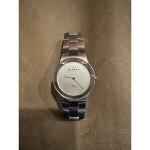 Skagen Denmark Men's Watch Metal Band silver